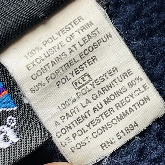 Vintage Patagonia Snap T Fleece Men’s Deep Pile Outdoor Hiking Pullover Jacket L - Picture 11 of 12